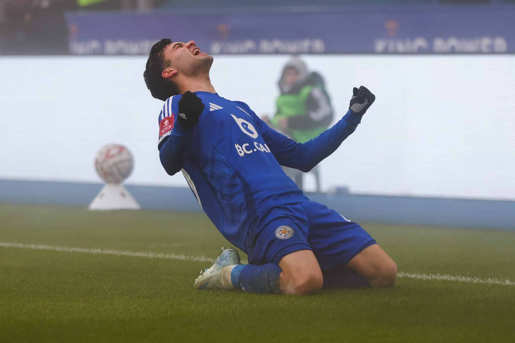 Buonanotte comemora gol pelo Leicester (Foto: Imago)