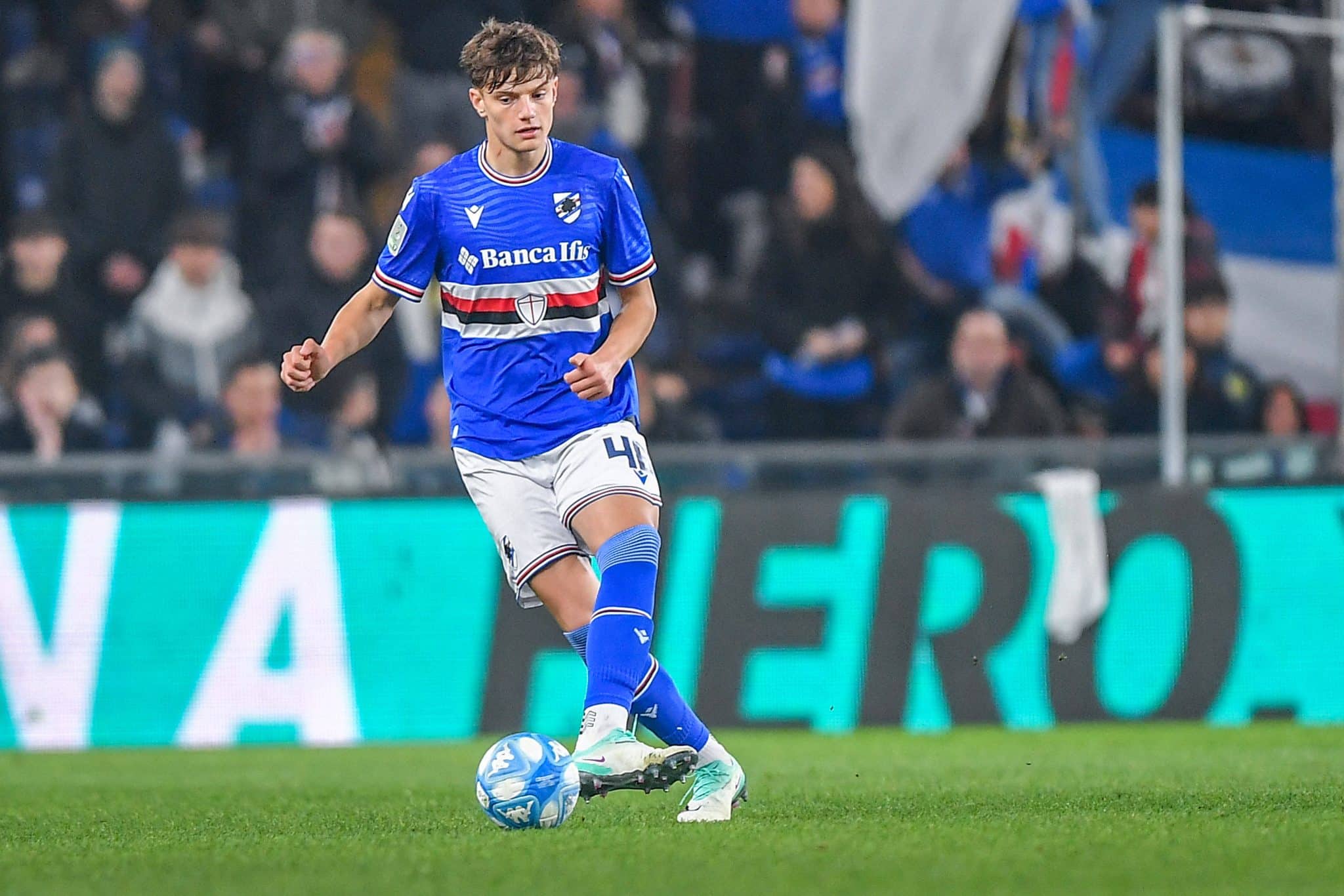 Italian soccer Serie B match &ndash; UC Sampdoria vs Modena FC Giovanni Leoni (Sampdoria) during UC Sampdoria vs Modena FC, It