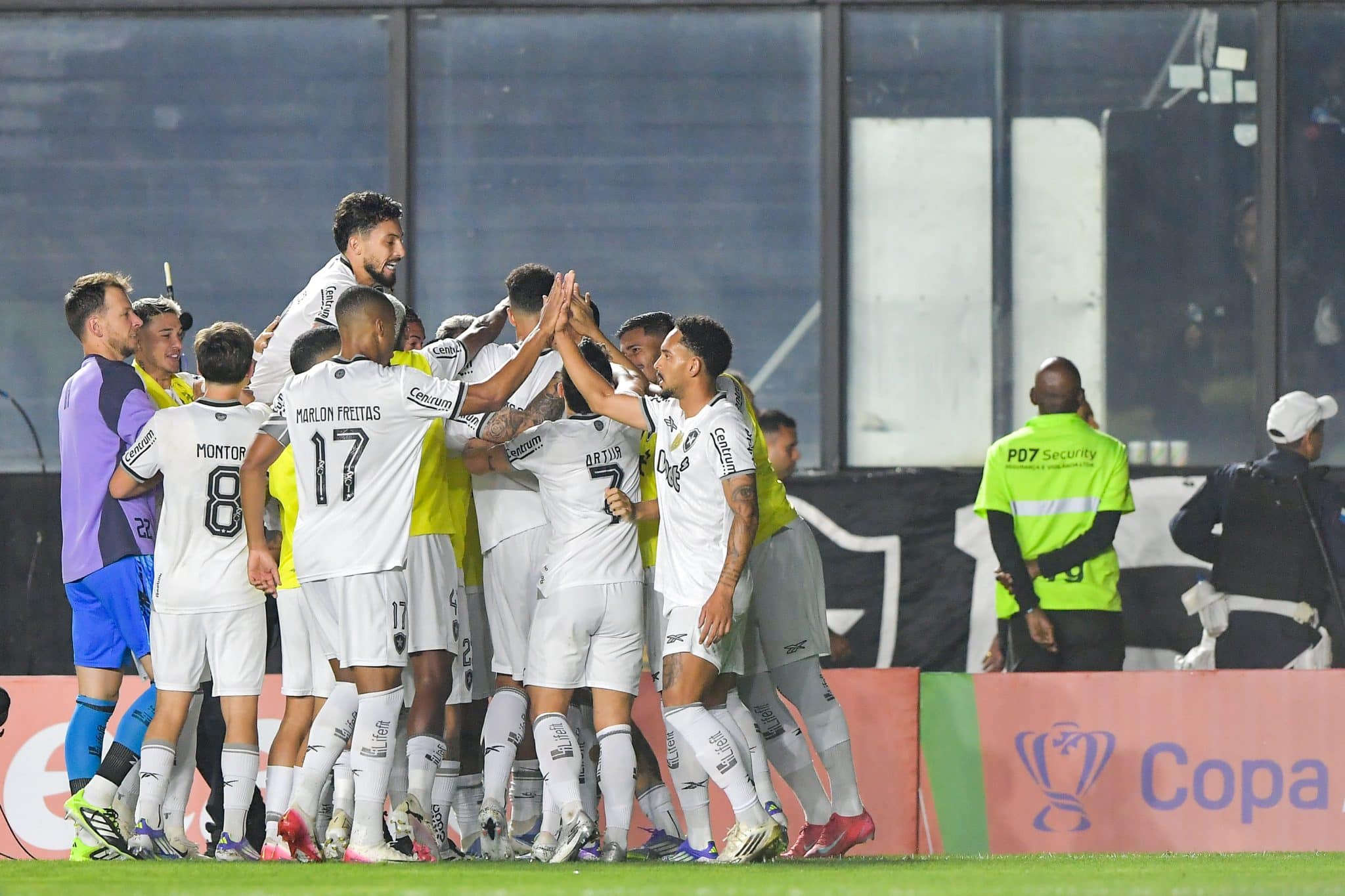 Celebra&ccedil;&atilde;o do gol do Botafogo