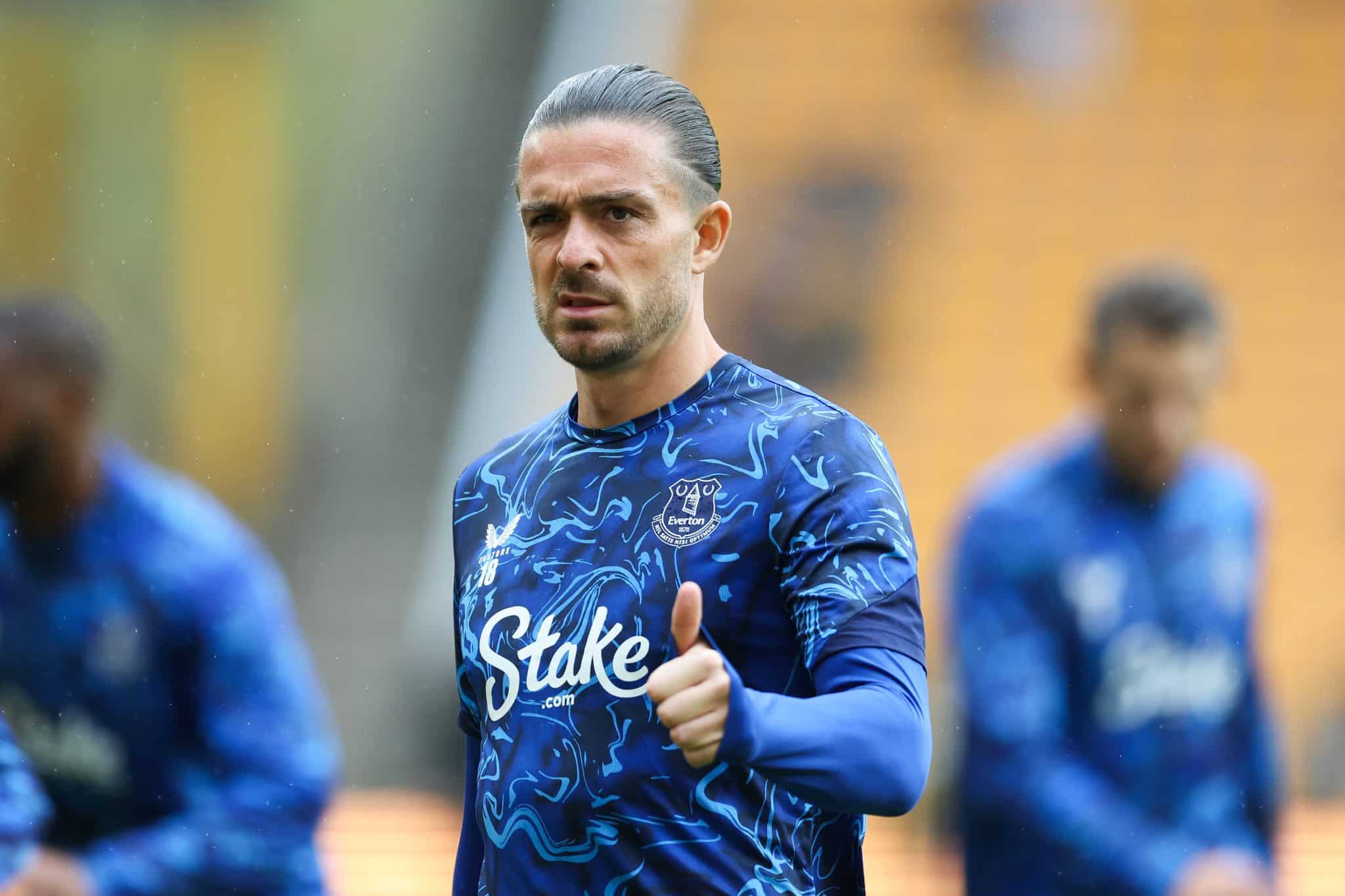 Jack Grealish no Everton