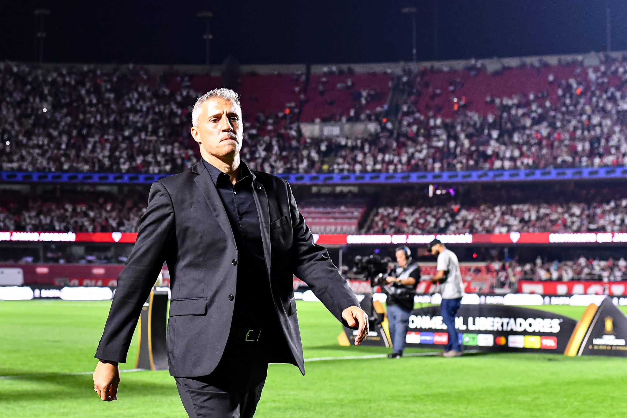 Hern&aacute;n Crespo, t&eacute;cnico do S&atilde;o Paulo