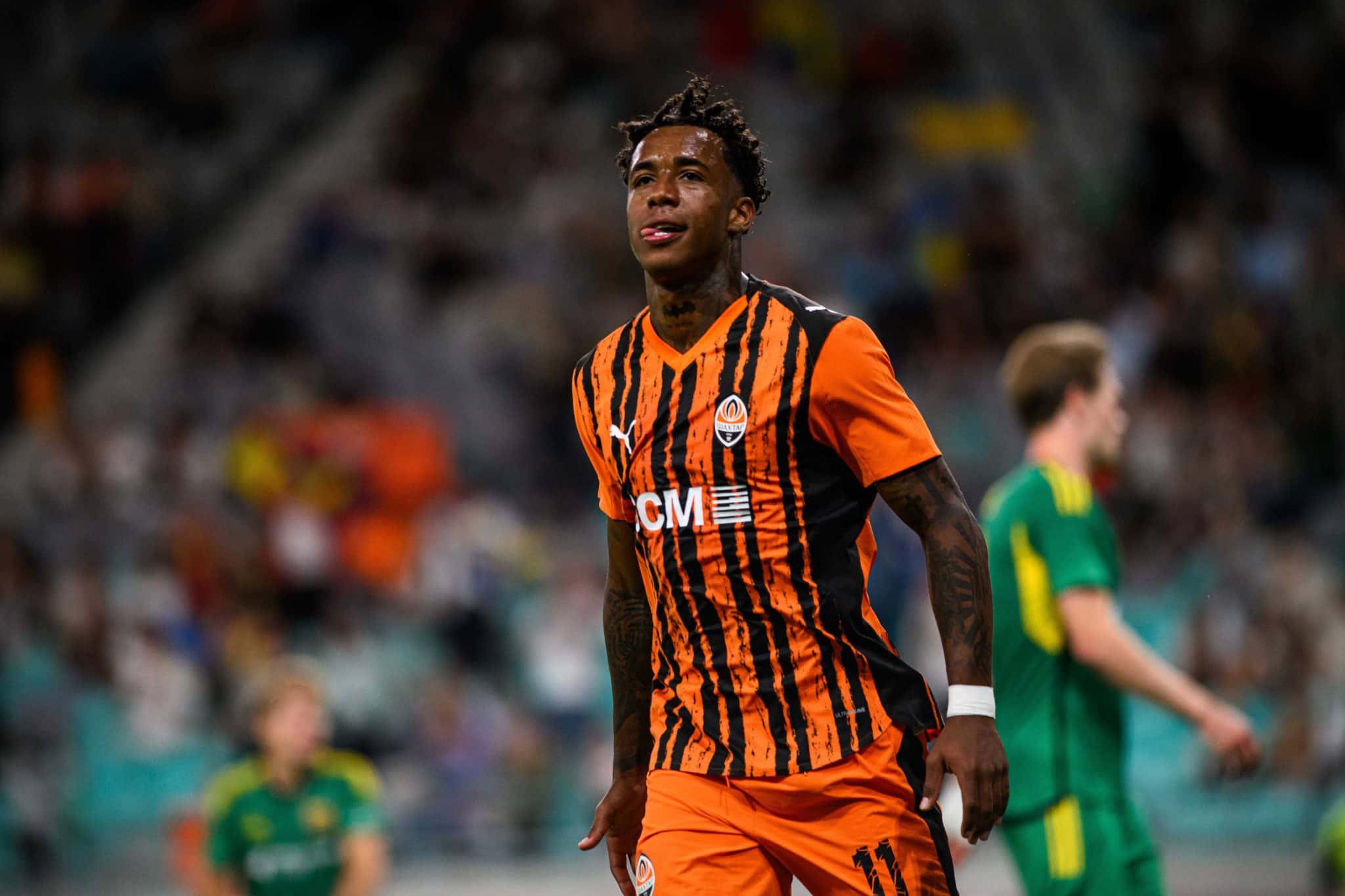 Kevin celebra gol pelo Shakhtar