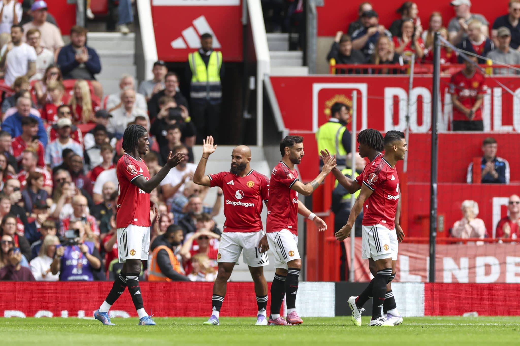 Elenco do Manchester United em jogo da Premier League