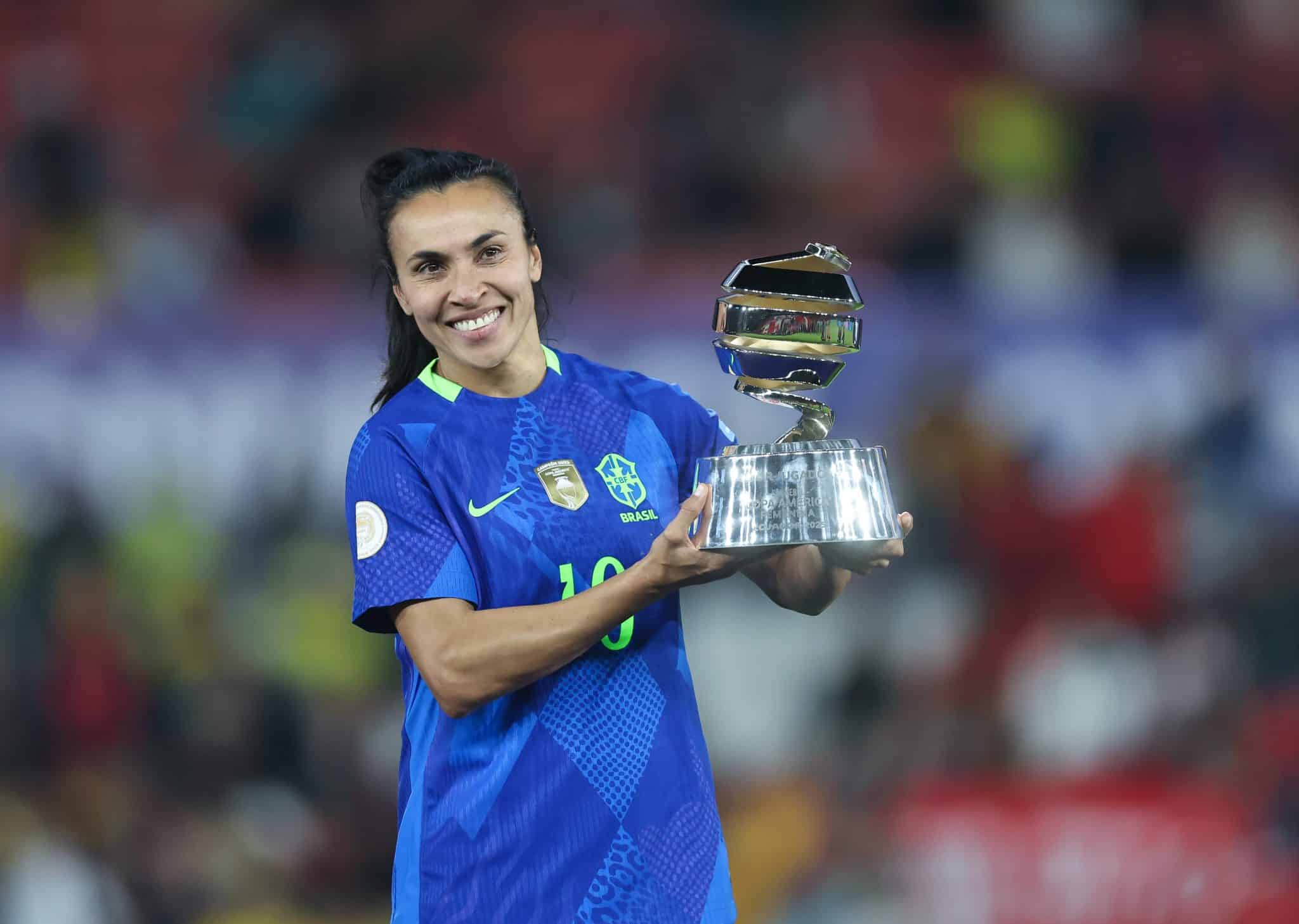 Marta &eacute; eleita melhor jogadora da Copa Am&eacute;rica (Foto: L&iacute;via Villas Boas / CBF)