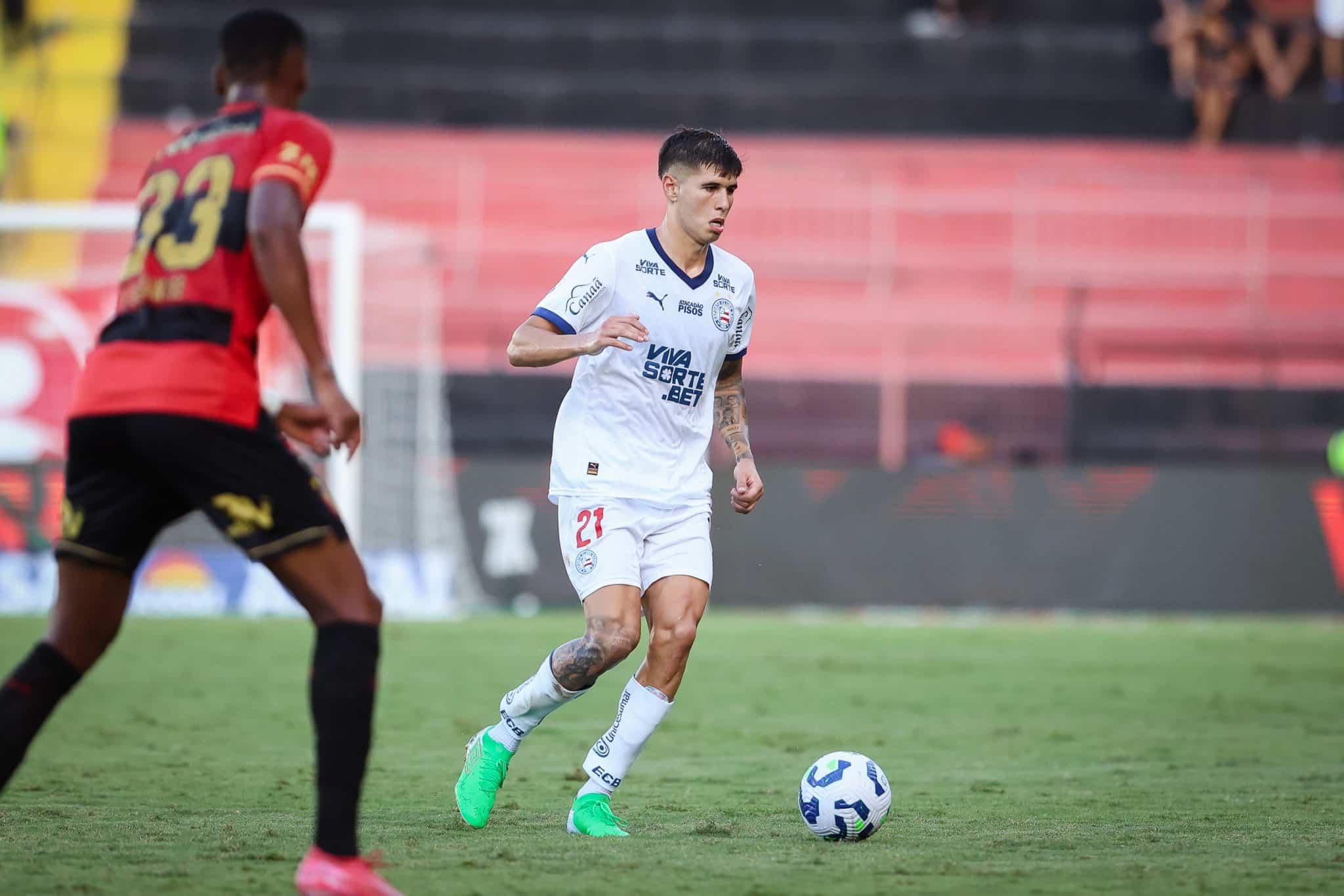 Santiago Ramos Mingo em jogo do Bahia contra o Sport