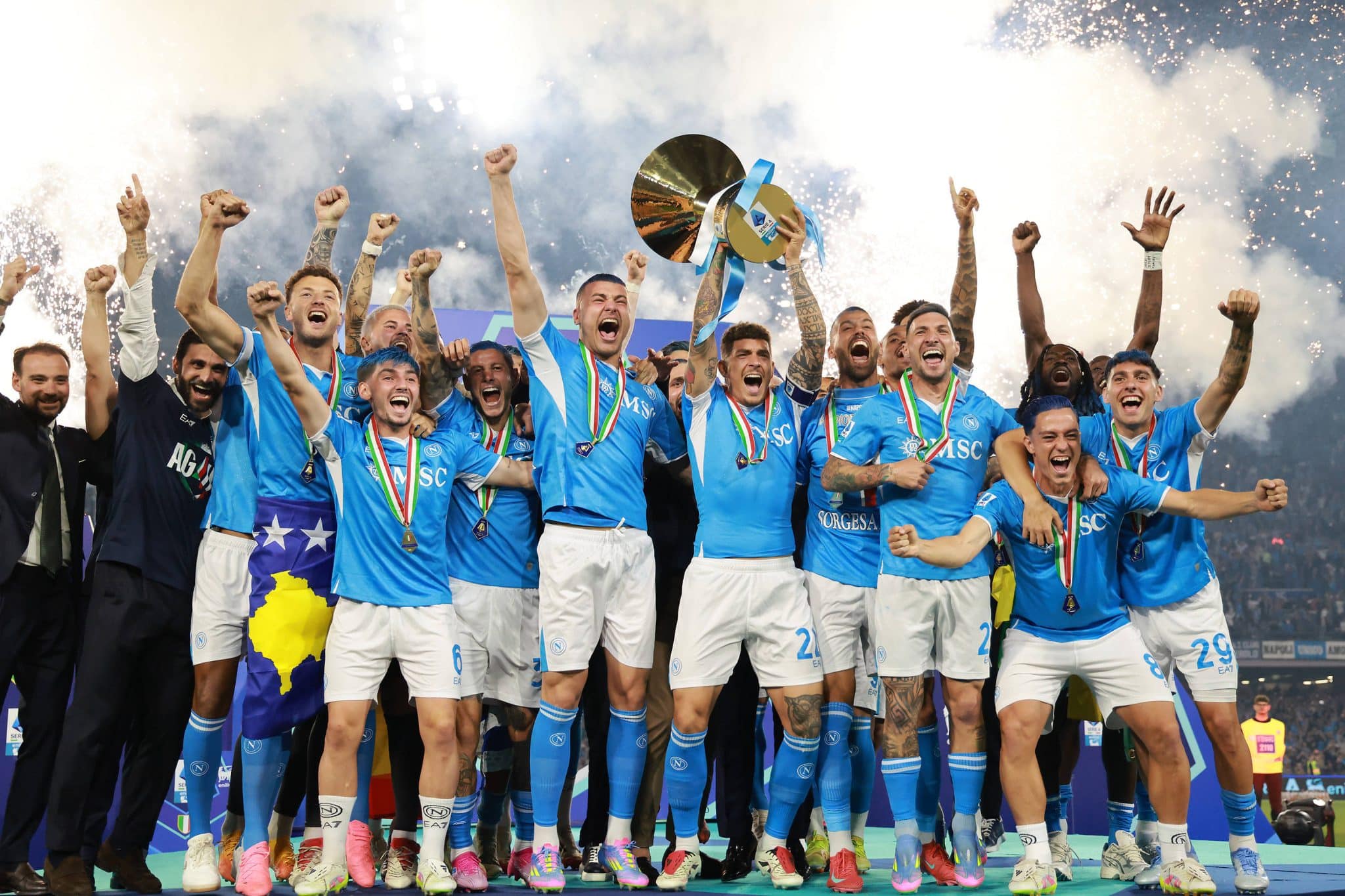 Napoli &eacute; o atual campe&atilde;o da Serie A italiana