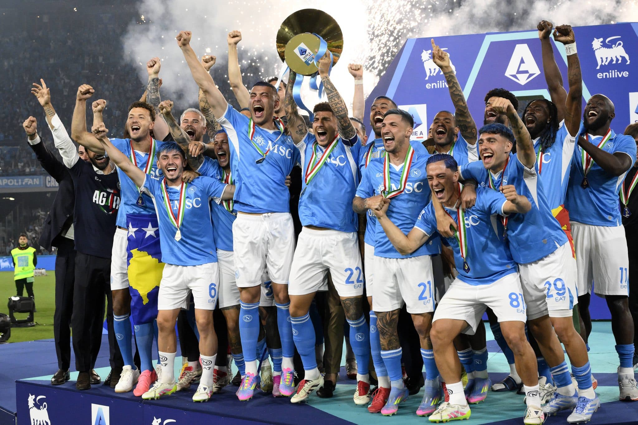 Napoli &eacute; o atual campe&atilde;o da Serie A 