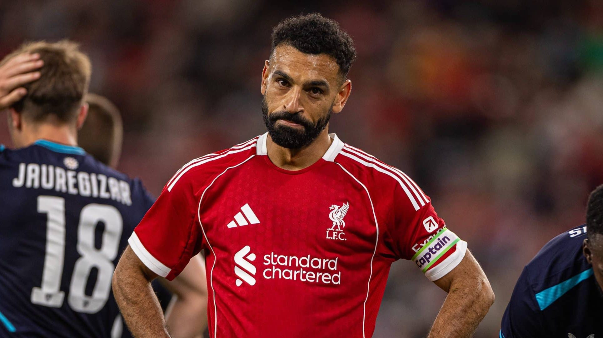 Salah em amistoso do Liverpool (Foto: Imago)