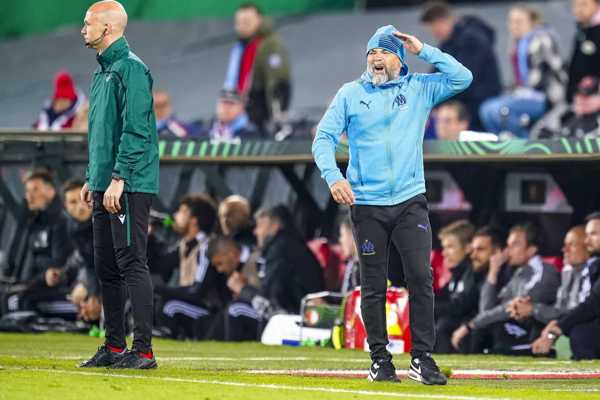 Sampaoli durante passagem pelo Olympique de Marseille