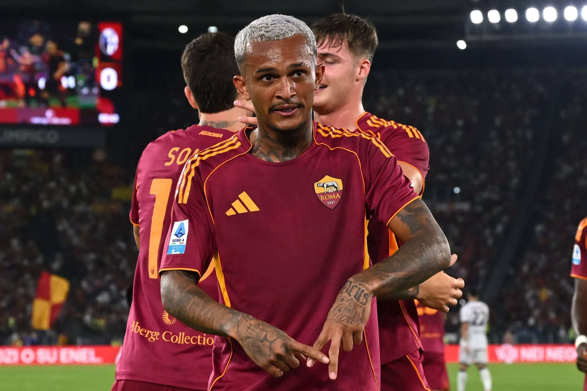 Wesley marca em estreia da Roma no Campeonato Italiano (Foto: IMAGO / Gribaudi/ImagePhoto)