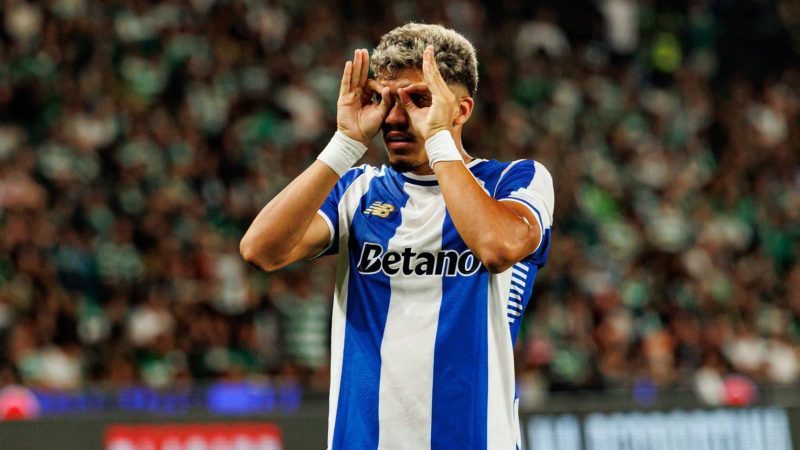 ‘Protagonista’ e ‘craque’: Joia ex-São Paulo decide clássico com gol épico em Portugal