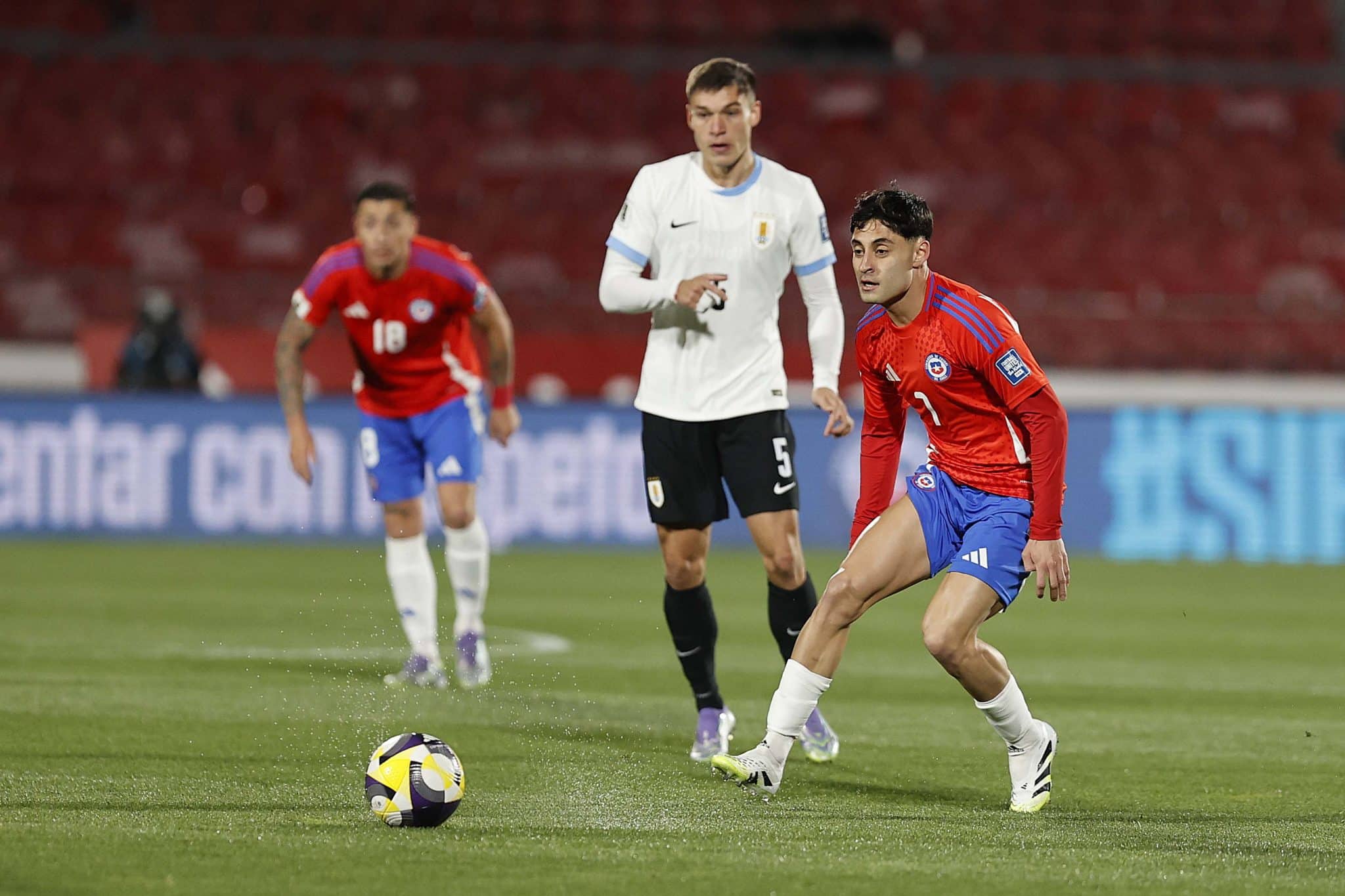 Chile e Uruguai fizeram jogo de poucas chances (Foto: Divulga&ccedil;&atilde;o/Twitter Sele&ccedil;&atilde;o do Chile)