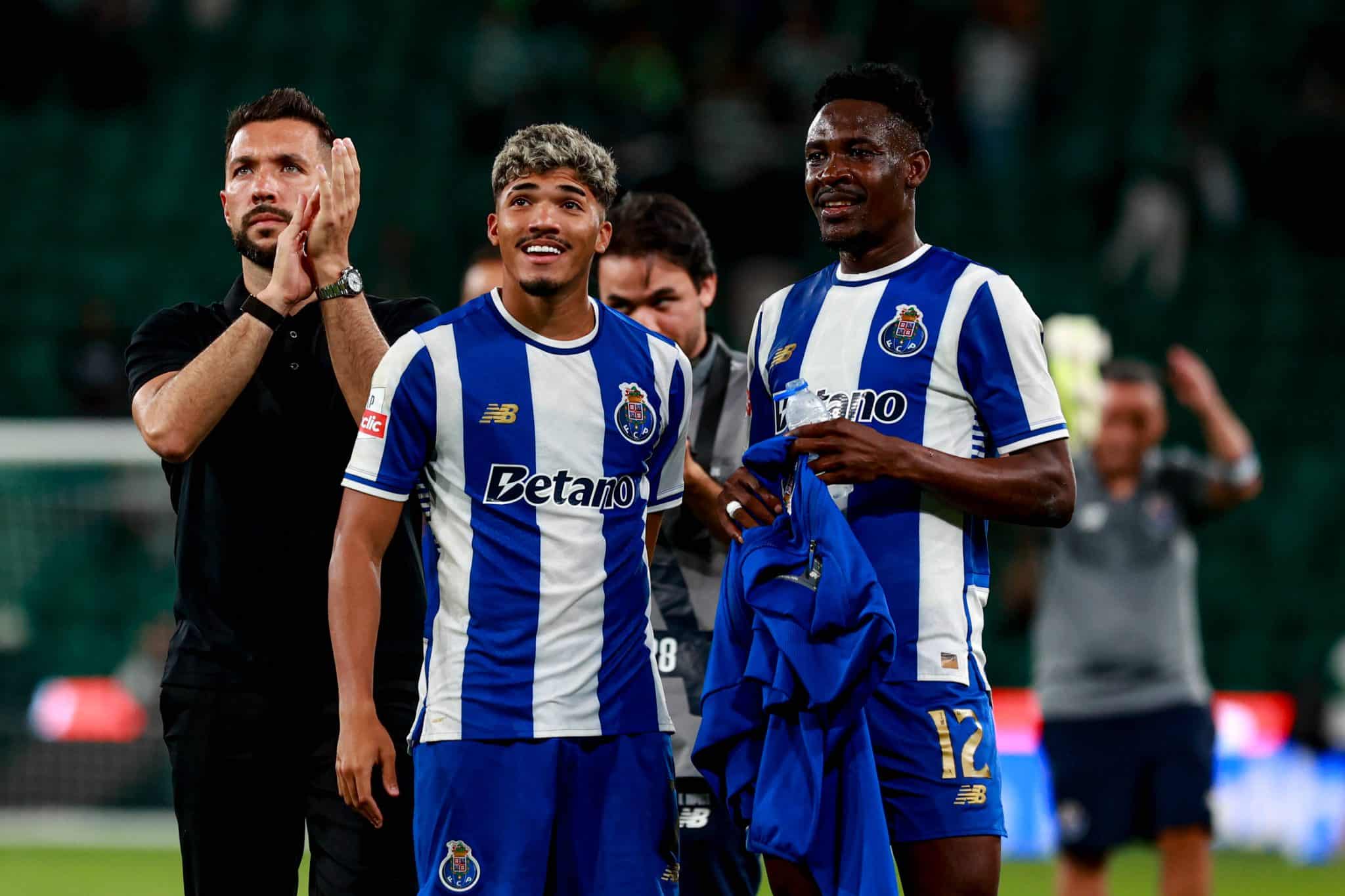 Francesco Farioli e William Gomes no Porto