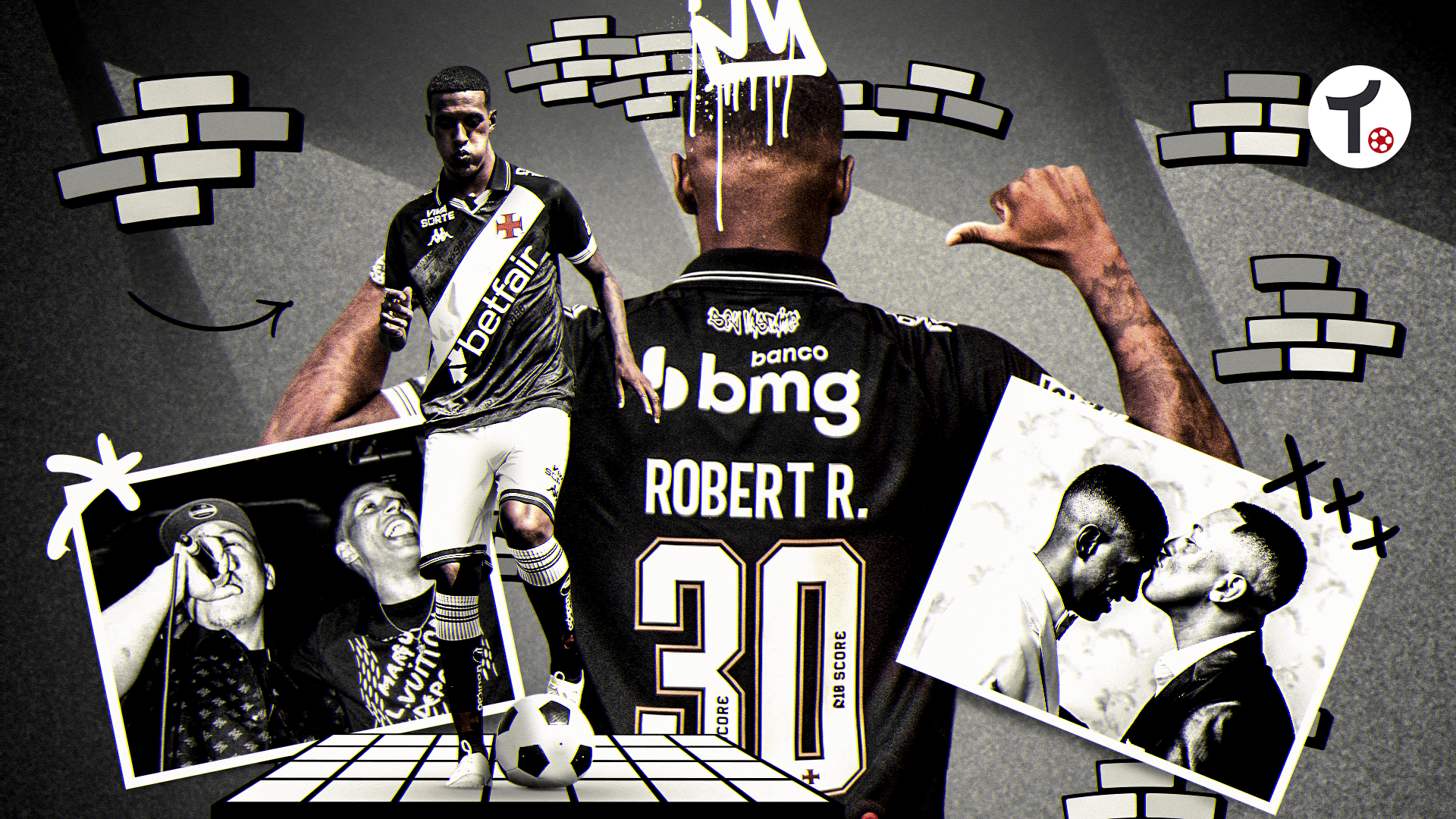 Como pai rapper ajudou Robert Renan, do Vasco, a superar a viol&ecirc;ncia para se destacar no futebol