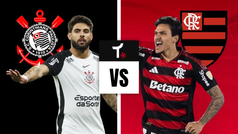 Corinthians x Flamengo: onde assistir, horário e prováveis escalações