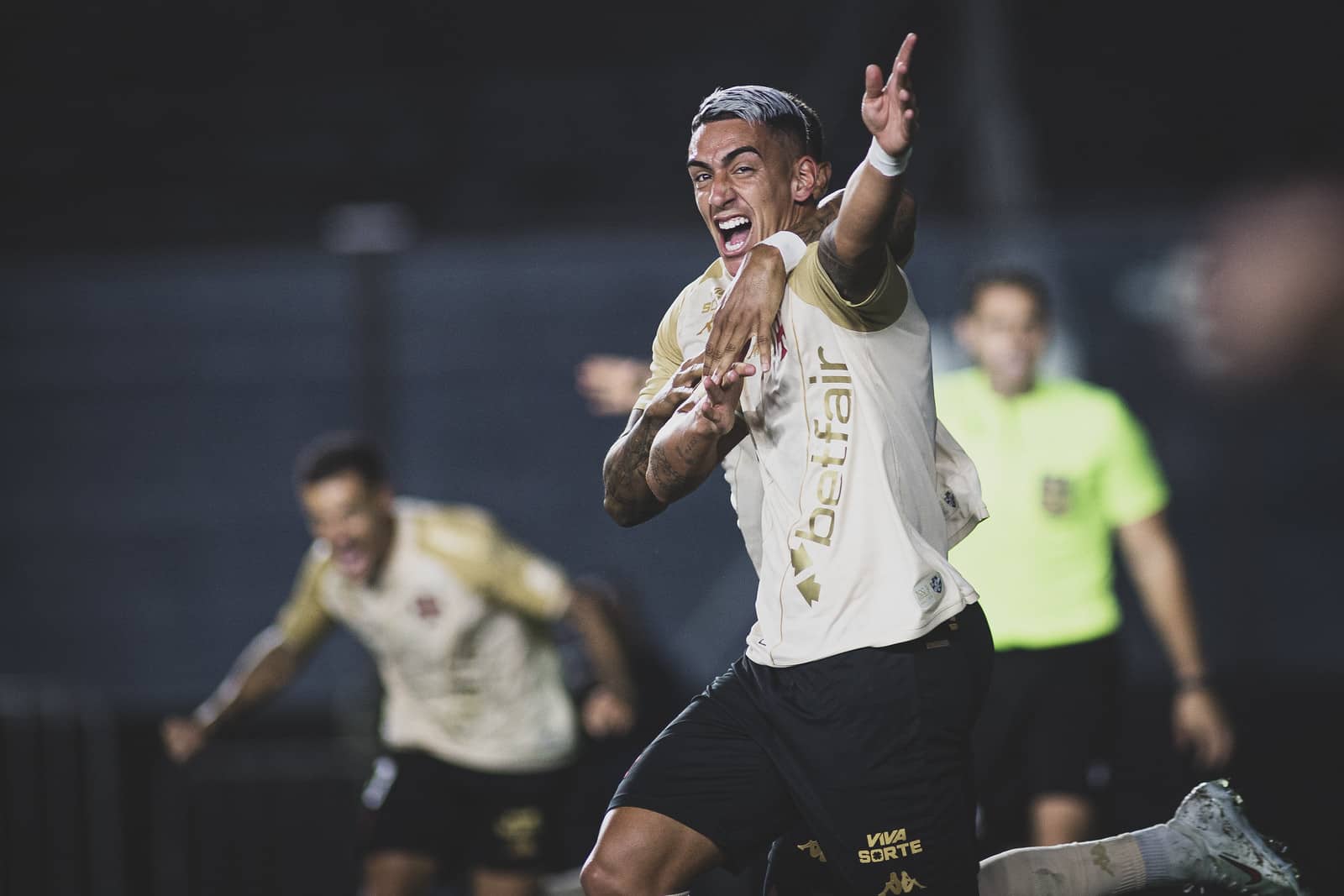 Puma tem dois gols e tr&ecirc;s assist&ecirc;ncias em 28 jogos em 2025 (Foto: Matheus Lima/Vasco)