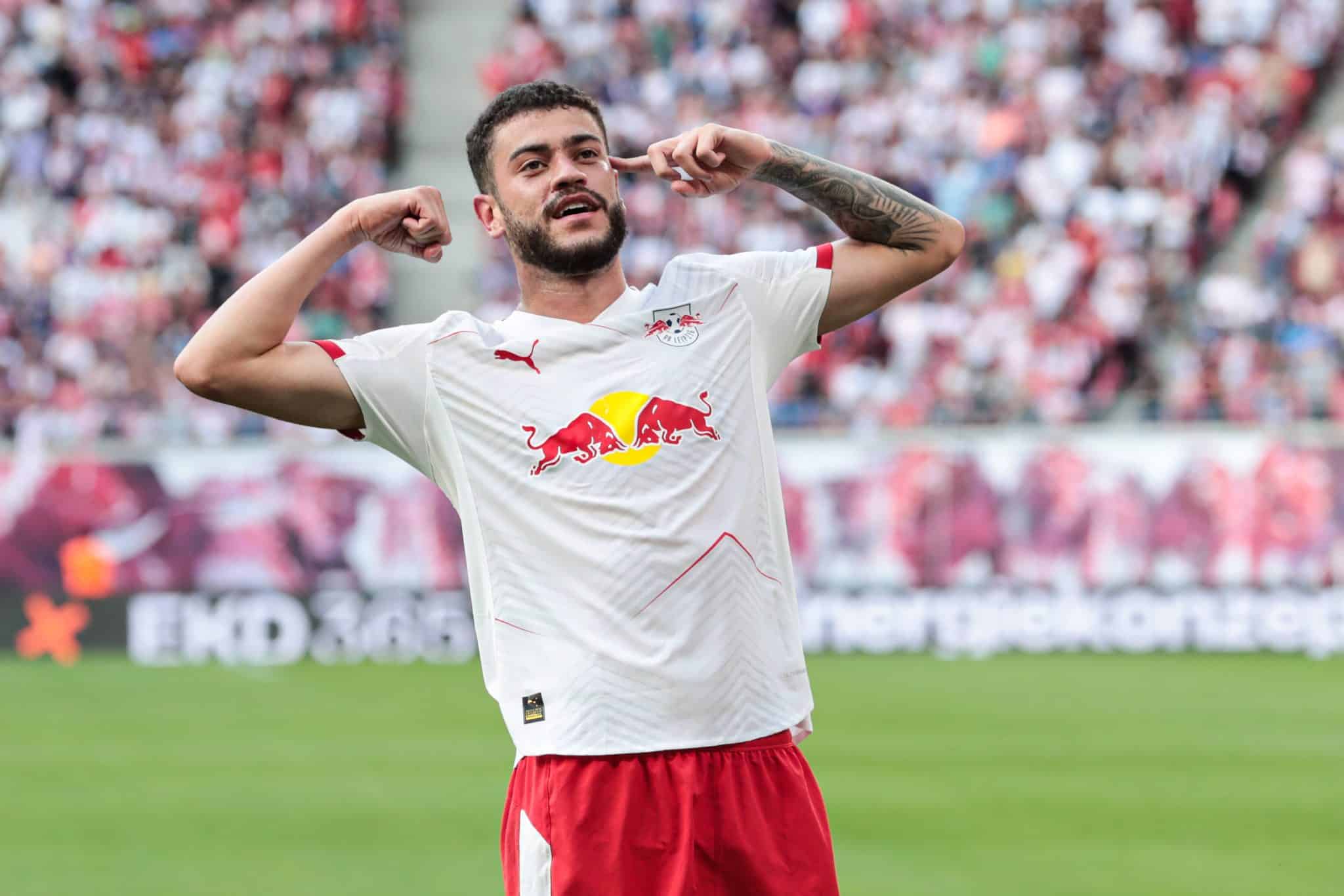 R&ocirc;mulo pelo RB Leipzig (Foto: Imago)