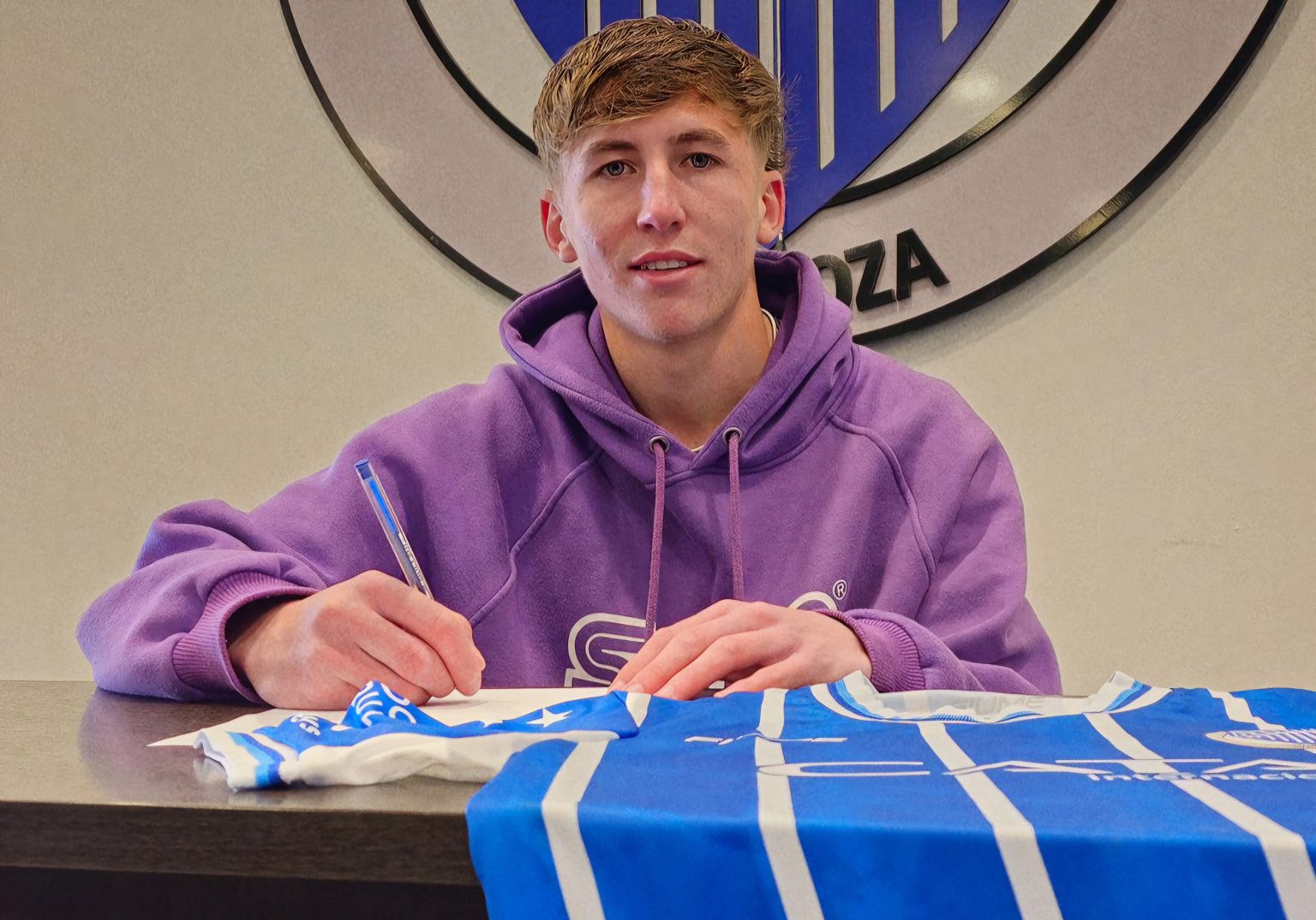 Santino Andino em renova&ccedil;&atilde;o de contrato com o Godoy Cruz