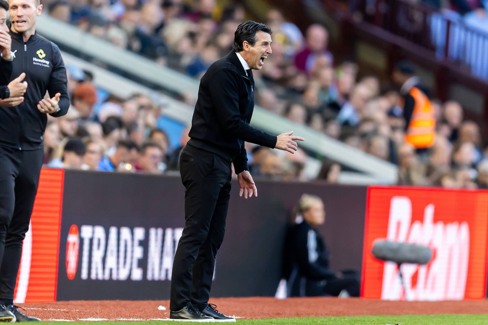 Unai Emery em Aston Villa x Fulham