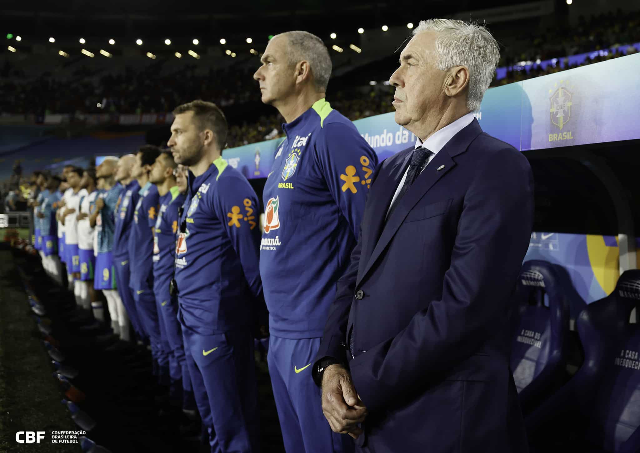 Carlo Ancelotti, t&eacute;cnico da sele&ccedil;&atilde;o brasileira