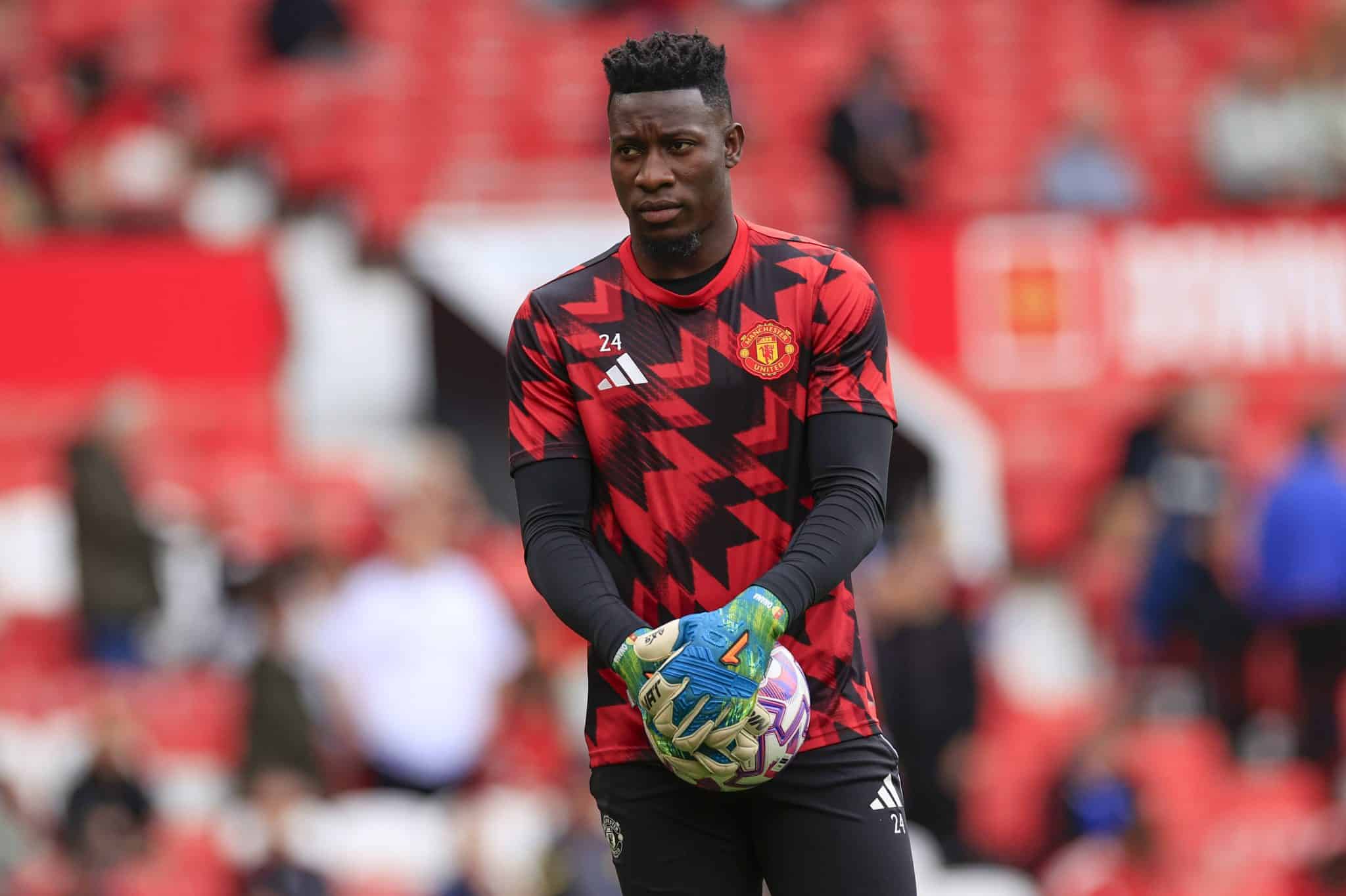 Andr&eacute; Onana em atua&ccedil;&atilde;o pelo Manchester United (Foto: IMAGO / Pro Sports Images)