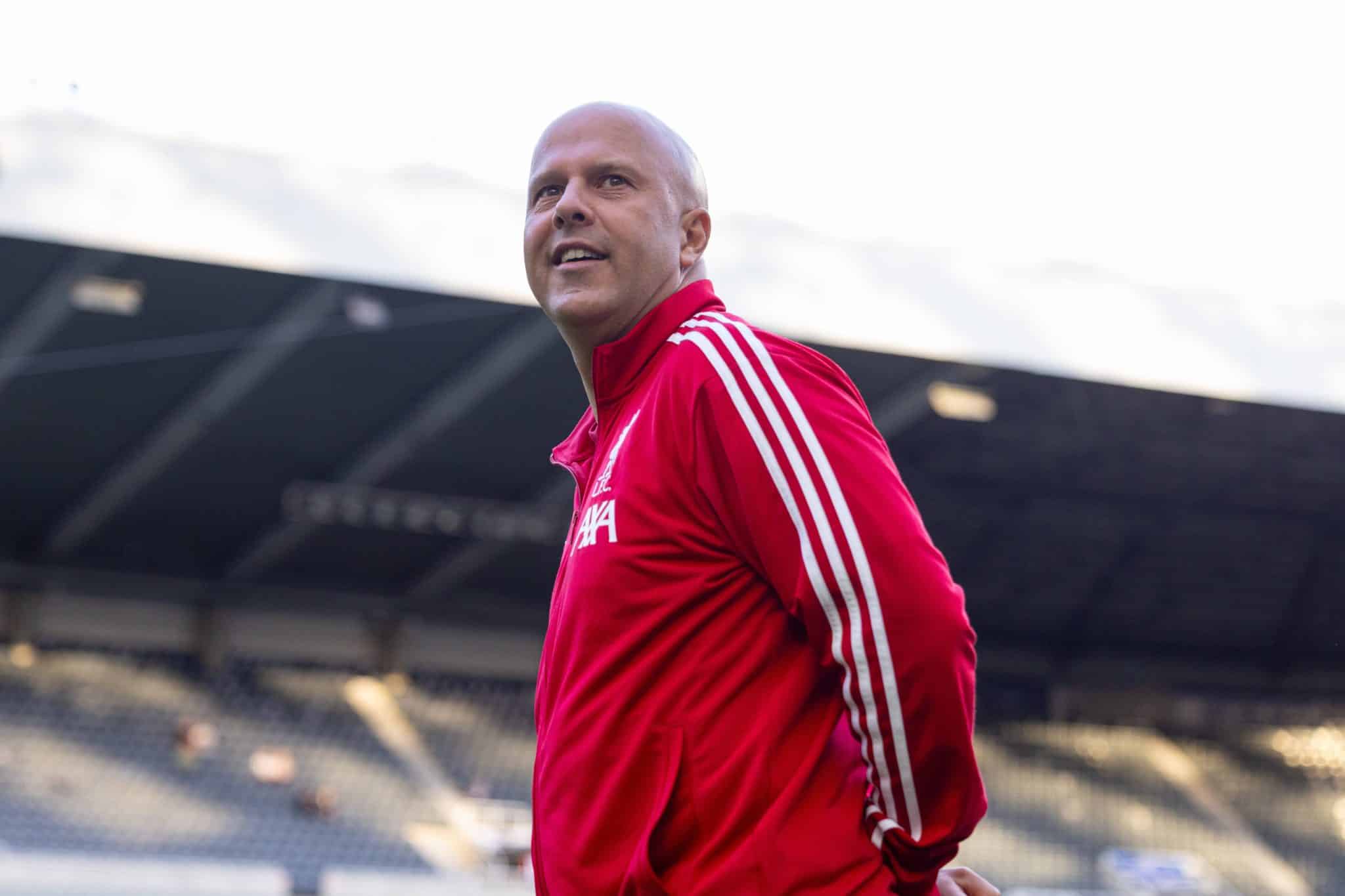 Arne Slot, t&eacute;cnico do Liverpool