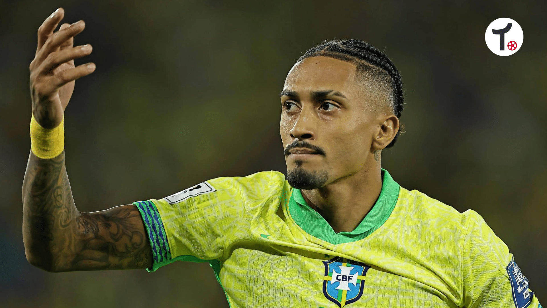 Raphinha pela sele&ccedil;&atilde;o brasileira (Foto: Imago)