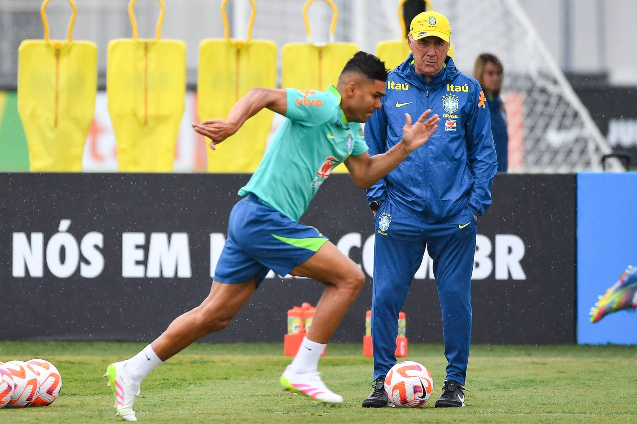 Casemiro em treino da sele&ccedil;&atilde;o brasileira (Foto:IMAGO / Fotoarena)