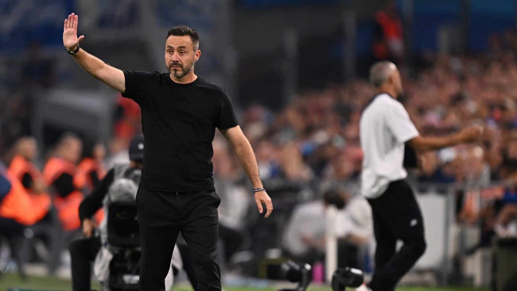 Roberto De Zerbi, t&eacute;cnico do Olympique Marseille