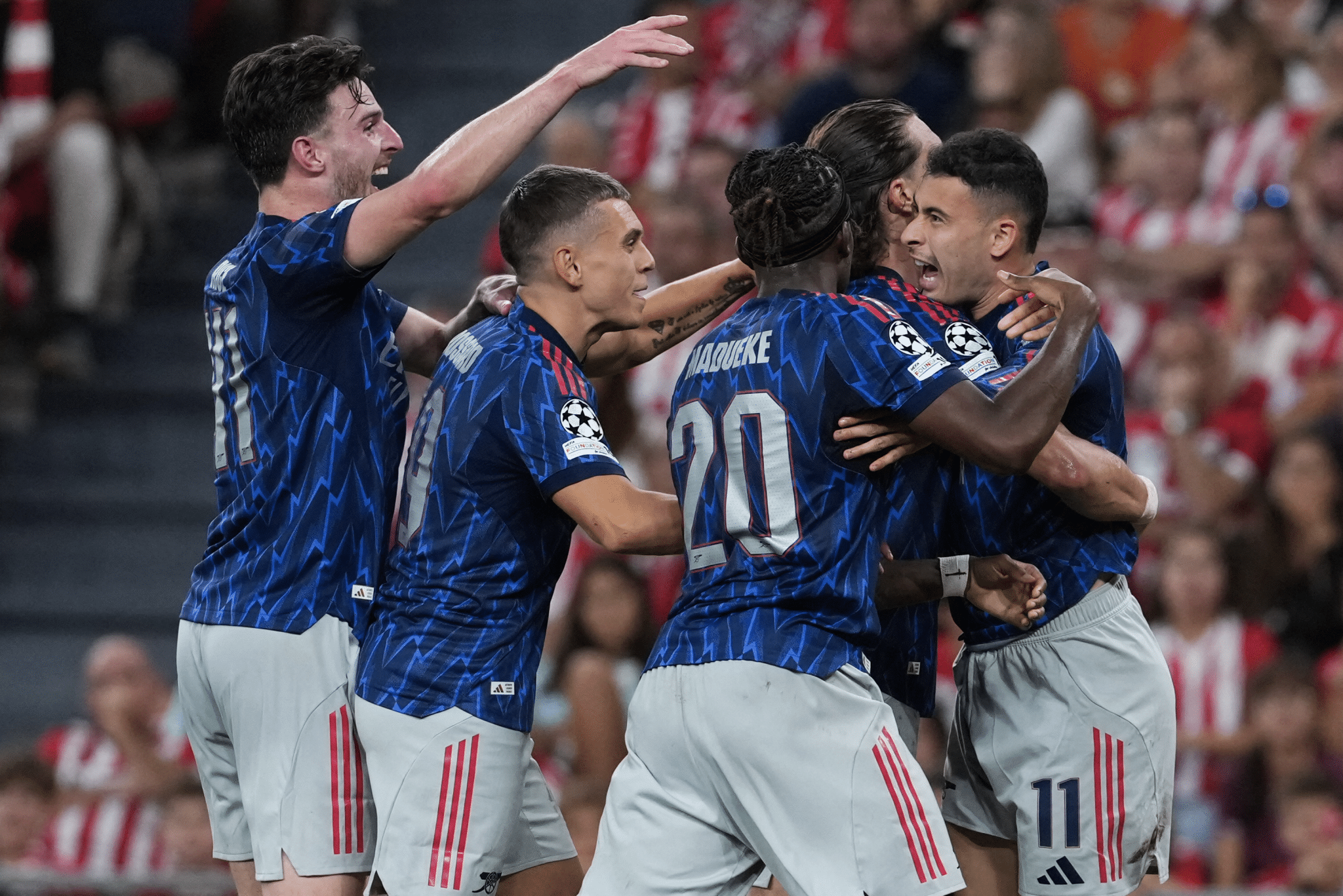 Em poucos minutos, Martinelli salva o Arsenal em estreia &lsquo;perigosa&rsquo; na Champions