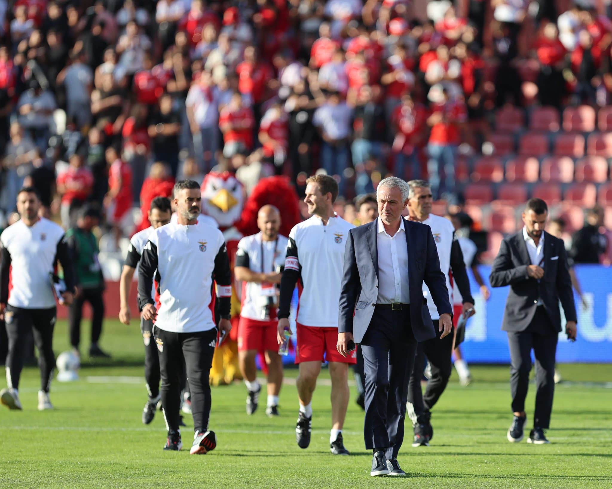 Jose Mourinho ( Coach SL Benfica ) during the match between AVS and SL Benfica, valid for Liga Portugal Betclic at Estad