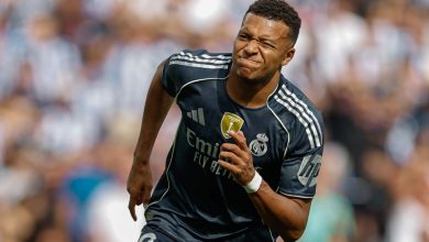 Mbapp&eacute; tem tarde inspirada e comanda vit&oacute;ria do Real Madrid com um a menos