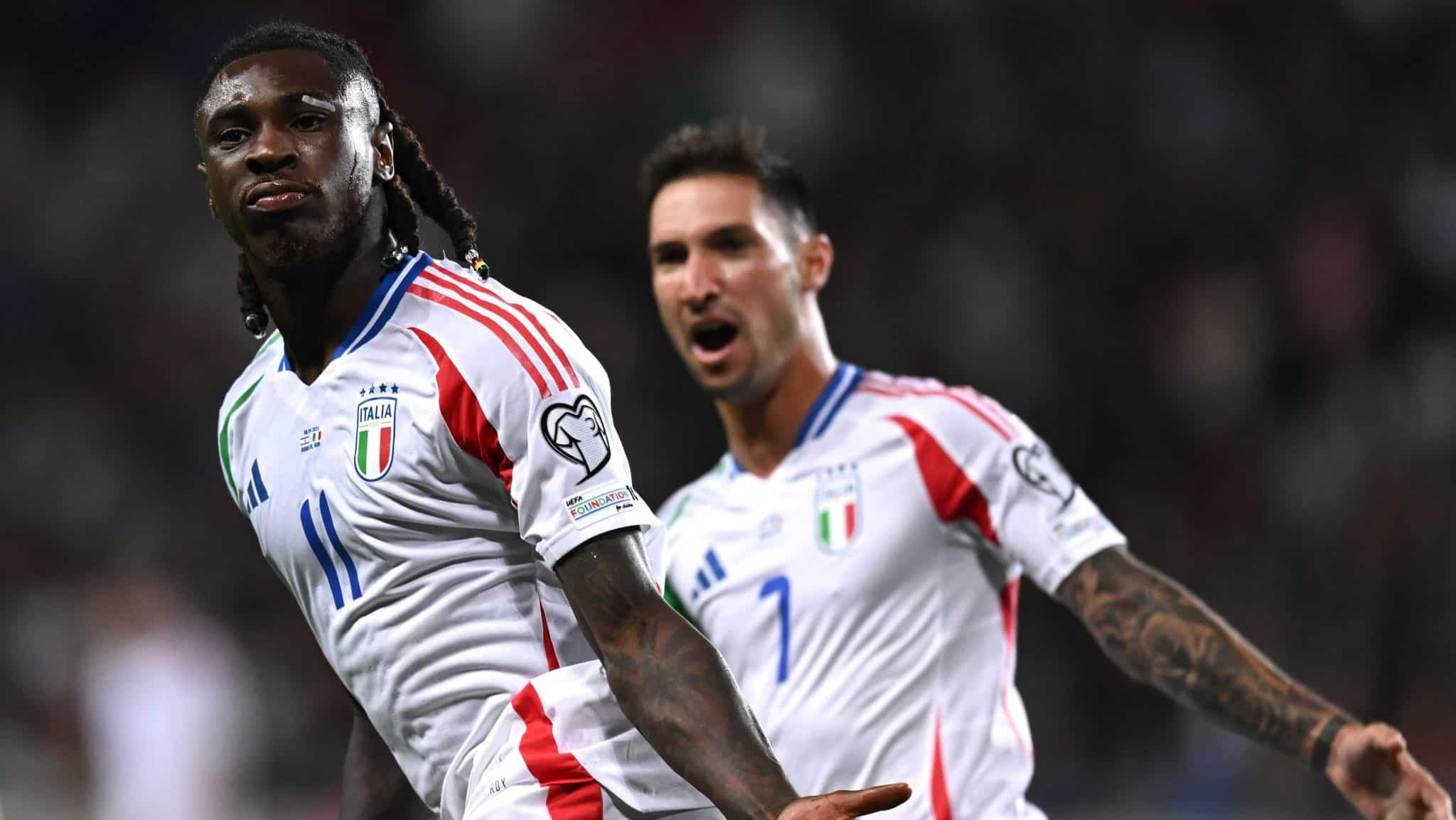 Dupla inesperada e &lsquo;imagem de Gattuso&rsquo; salvam It&aacute;lia contra Israel em jogo maluco de nove gols