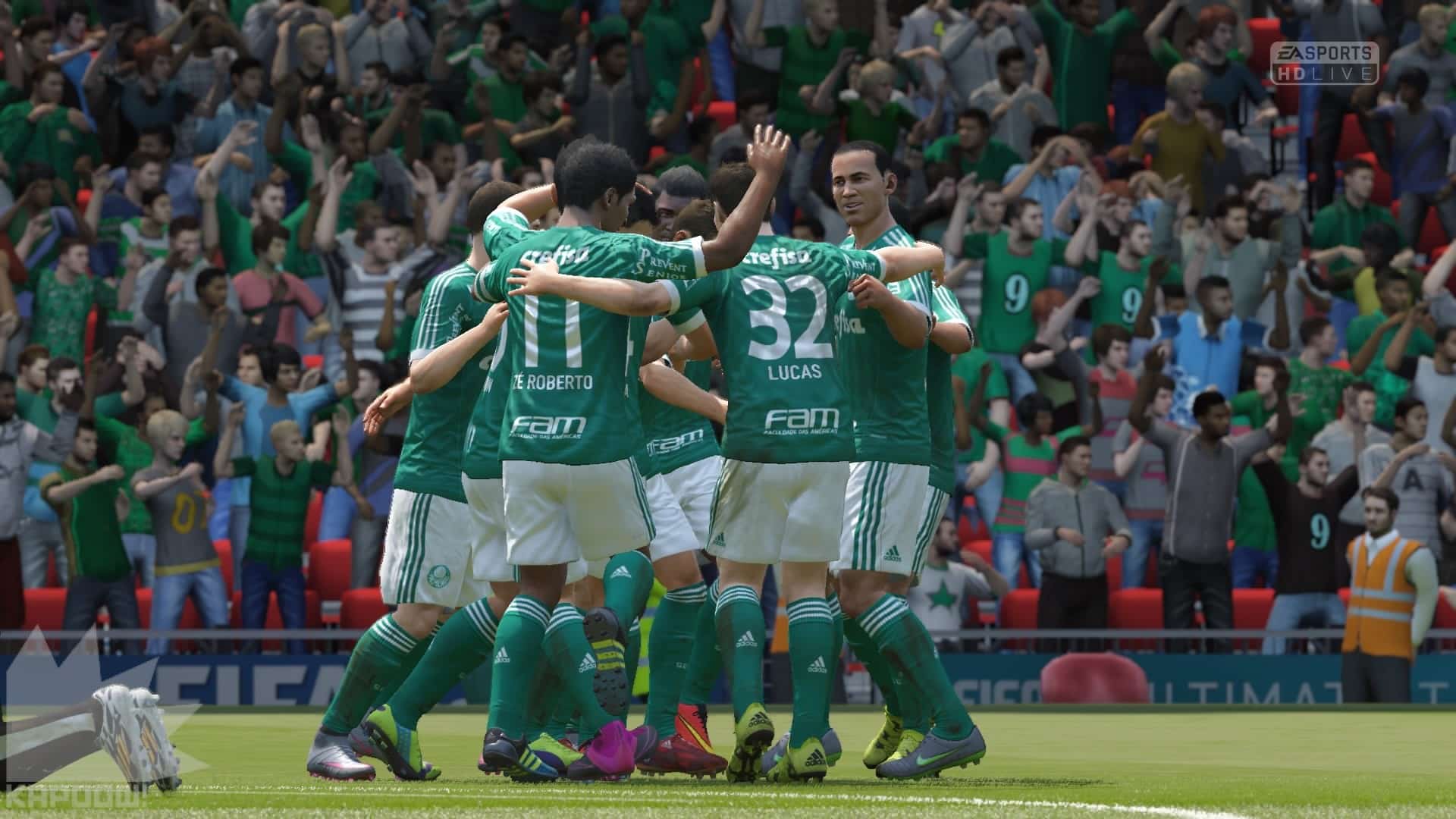 Jogadores do Palmeiras no Fifa 16