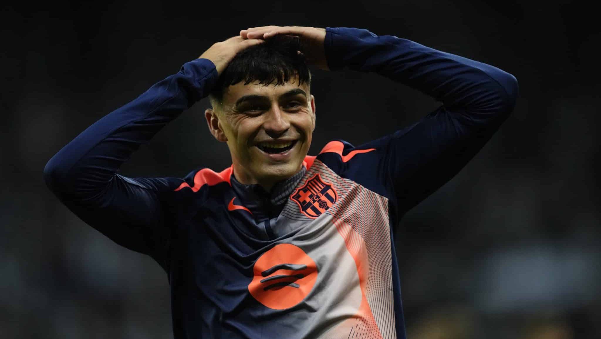 Pedri, do Barcelona: &lsquo;Prefiro jogar contra um time como o PSG&rsquo;