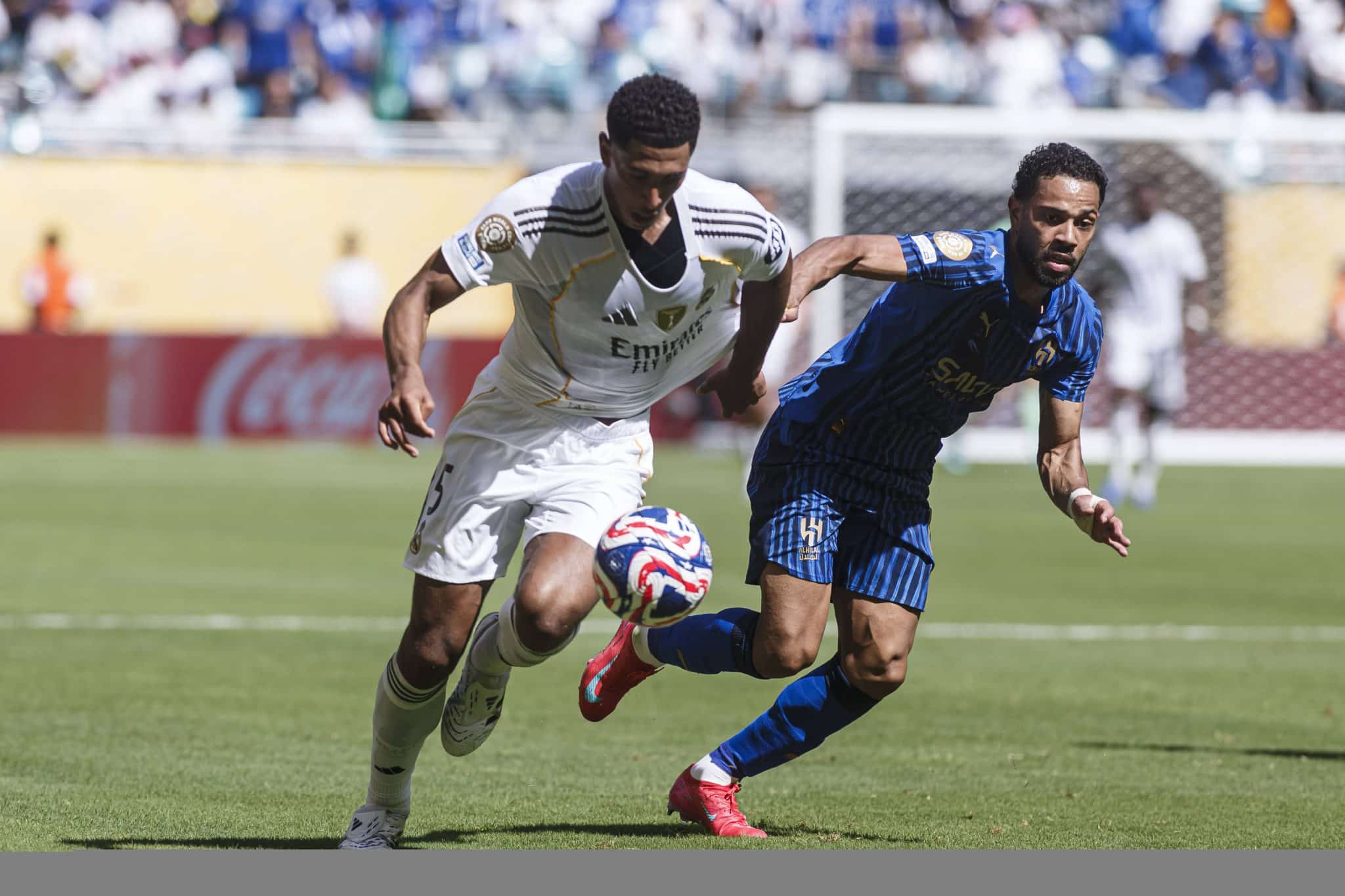 Renan Lodi em partida pelo Al-Hilal contra o Real Madrid no Mundial de Clubes (Foto: IMAGO /&nbsp;Latin Sport Images)