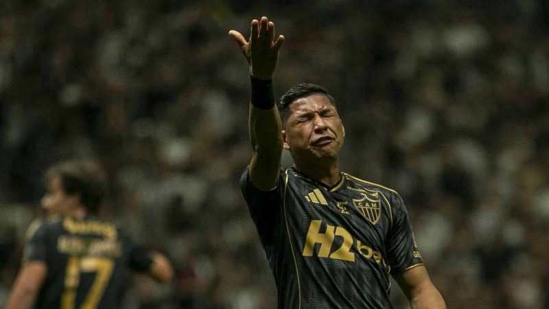 ‘Inimigo do gol’: Rony é vilão, amplia jejum e freia reação do Atlético-MG com Sampaoli