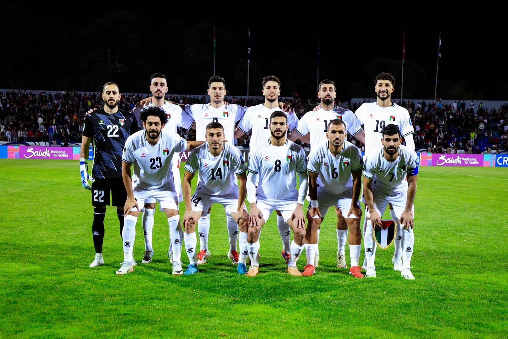 Time titular da sele&ccedil;&atilde;o palestina em jogo das Eliminat&oacute;rias 
