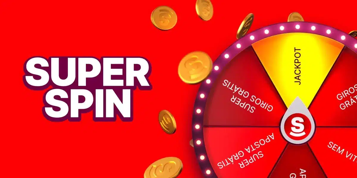 Captura de tela da promo&ccedil;&atilde;o Superspin, da Superbet
