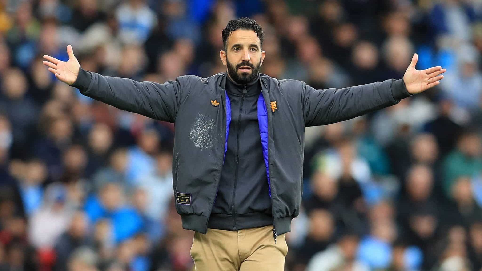 R&uacute;ben Amorim, t&eacute;cnico do Manchester United (Foto: Imago)