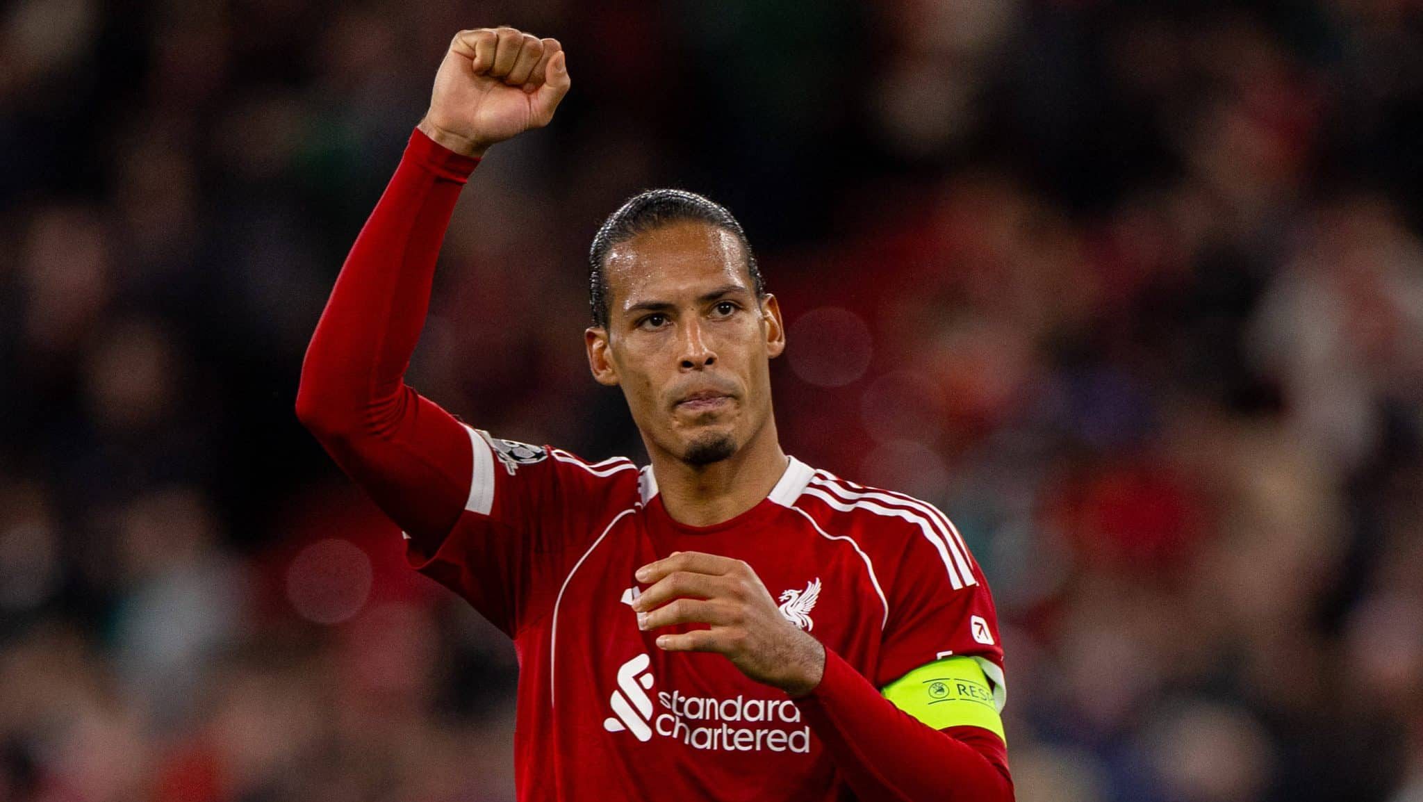 Virgil Van Dijk, capit&atilde;o do Liverpool (Foto: Imago)