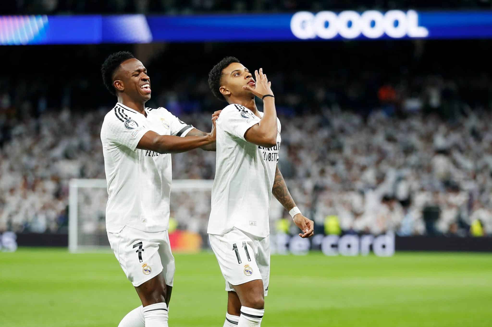 Vinicius Jr. e Rodrygo viraram concorrentes no Real Madrid (Foto: Imago)