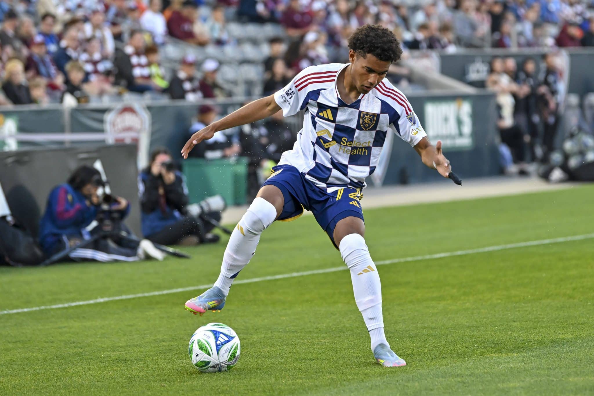 Zavier Gozo em jogo do Real Salt Lake