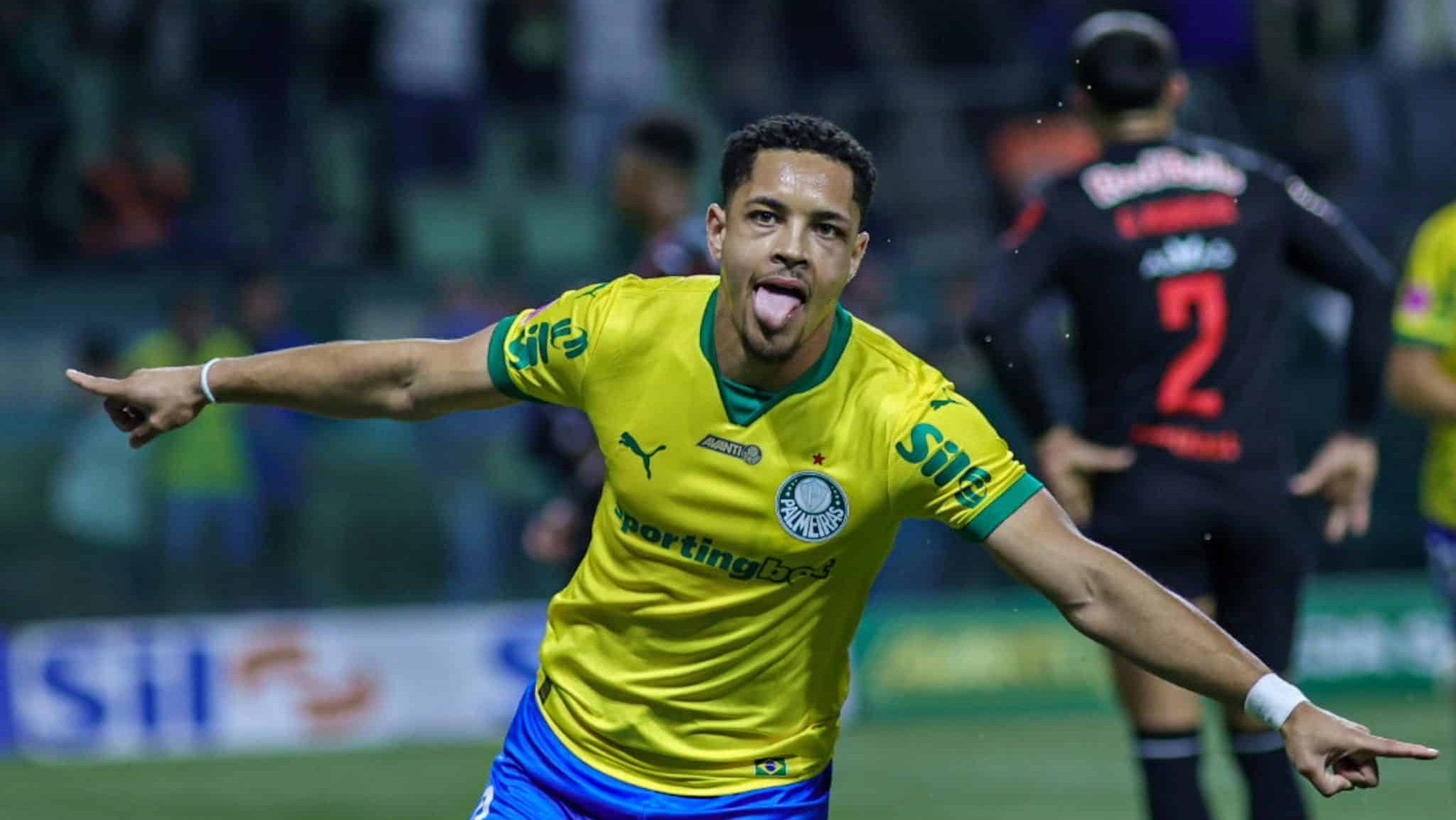 Vitor Roque no Allianz Parque