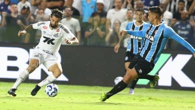 Incapacidade ofensiva diante do Gr&ecirc;mio impede o Santos de se ver mais longe do Z4