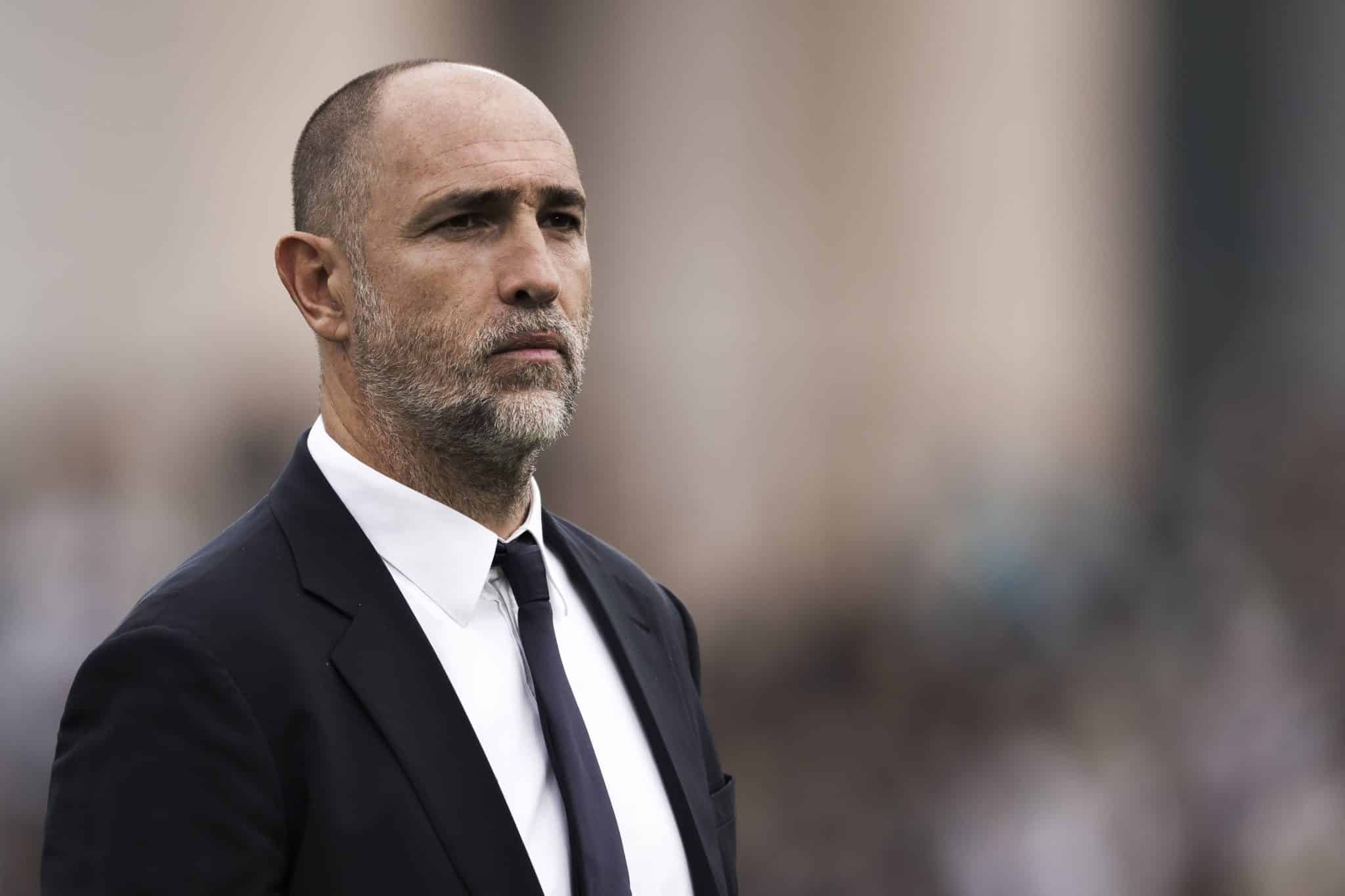 Igor Tudor, t&eacute;cnico da Juventus, em jogo da Serie A