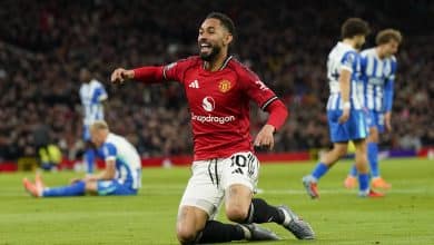 Matheus Cunha &eacute; coroado com gol e confirma protagonismo no reconstru&iacute;do United