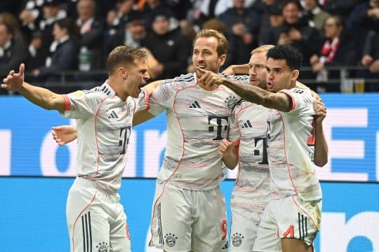 Parceria entre Kane e Luis D&iacute;az garante vit&oacute;ria do Bayern faz colombiano atingir recorde