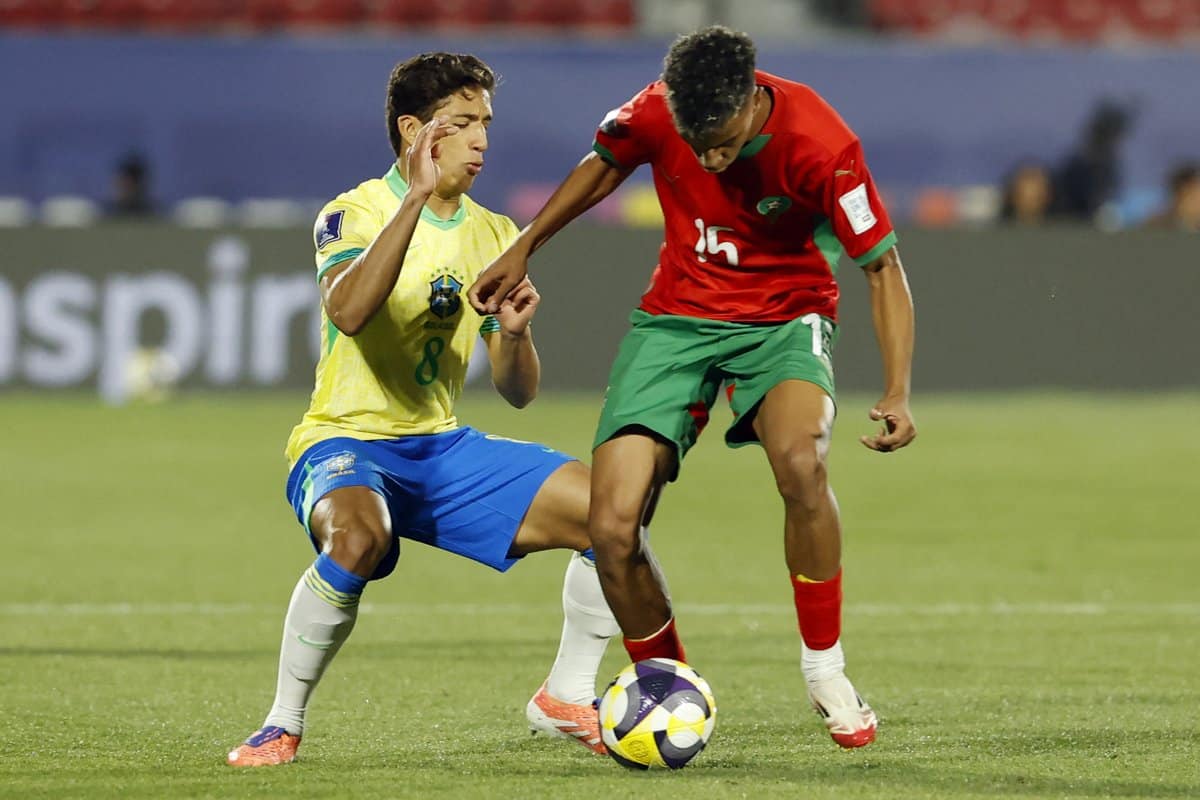 Burocr&aacute;tico e desafinado, Brasil se complica no Mundial Sub-20 com derrota para o Marrocos