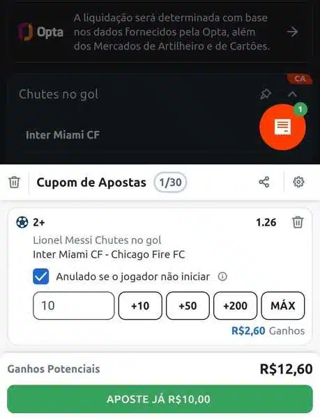 Chutes a gol Betano: como funciona para apostar
